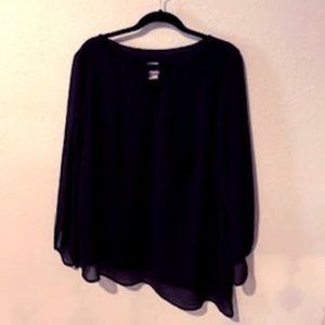 Giorgio Fiorline Black Blouse Lined